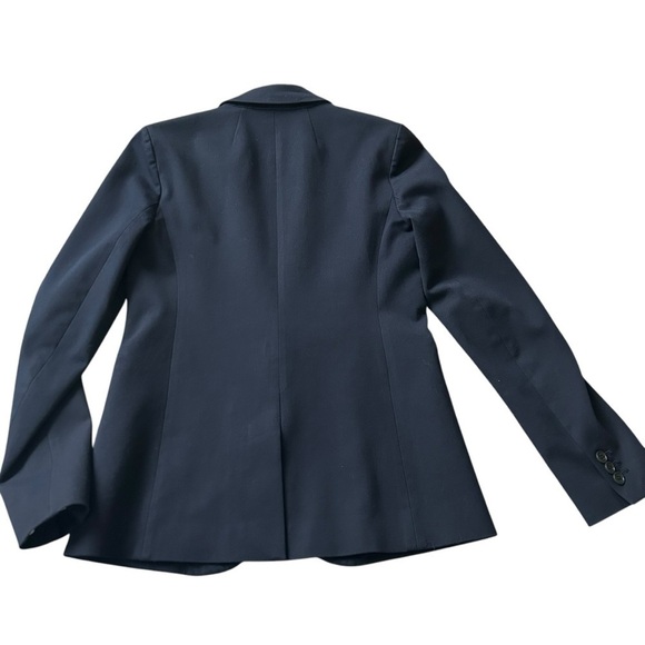 J. Crew Parke blazer in bi-stretch cotton navy blue size 2 career capsule jacket - Picture 3 of 8